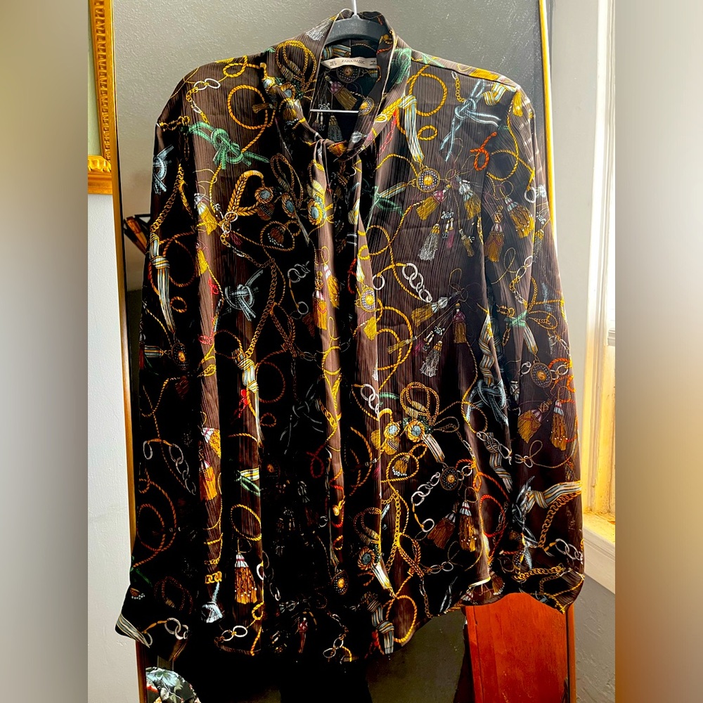 Zara Blouse with ties
